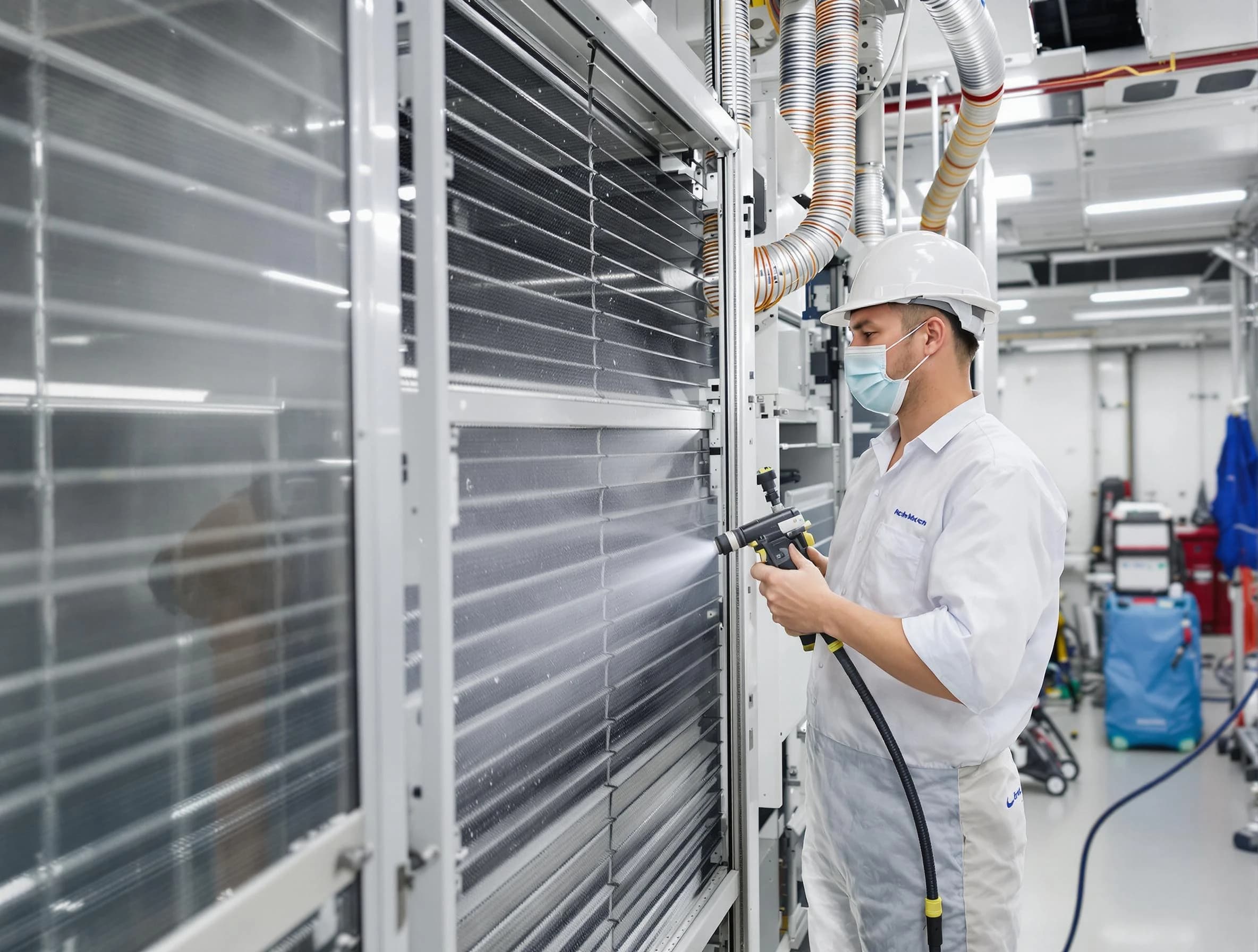 Professional AC coil cleaning by Greenbrier Air Duct Cleaning in Greenbrier