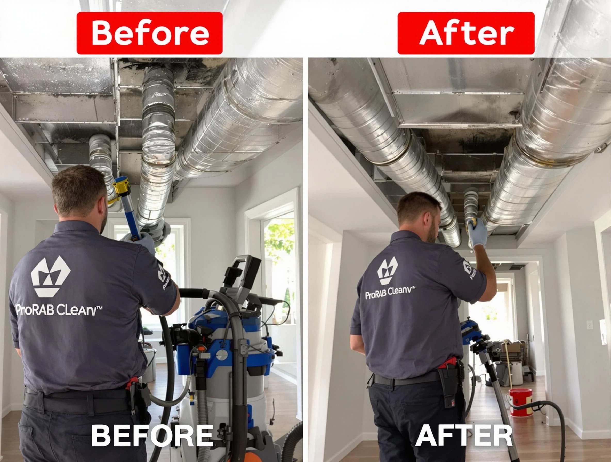 Greenbrier Air Duct Cleaning expert performing thorough residential duct cleaning in a Greenbrier home