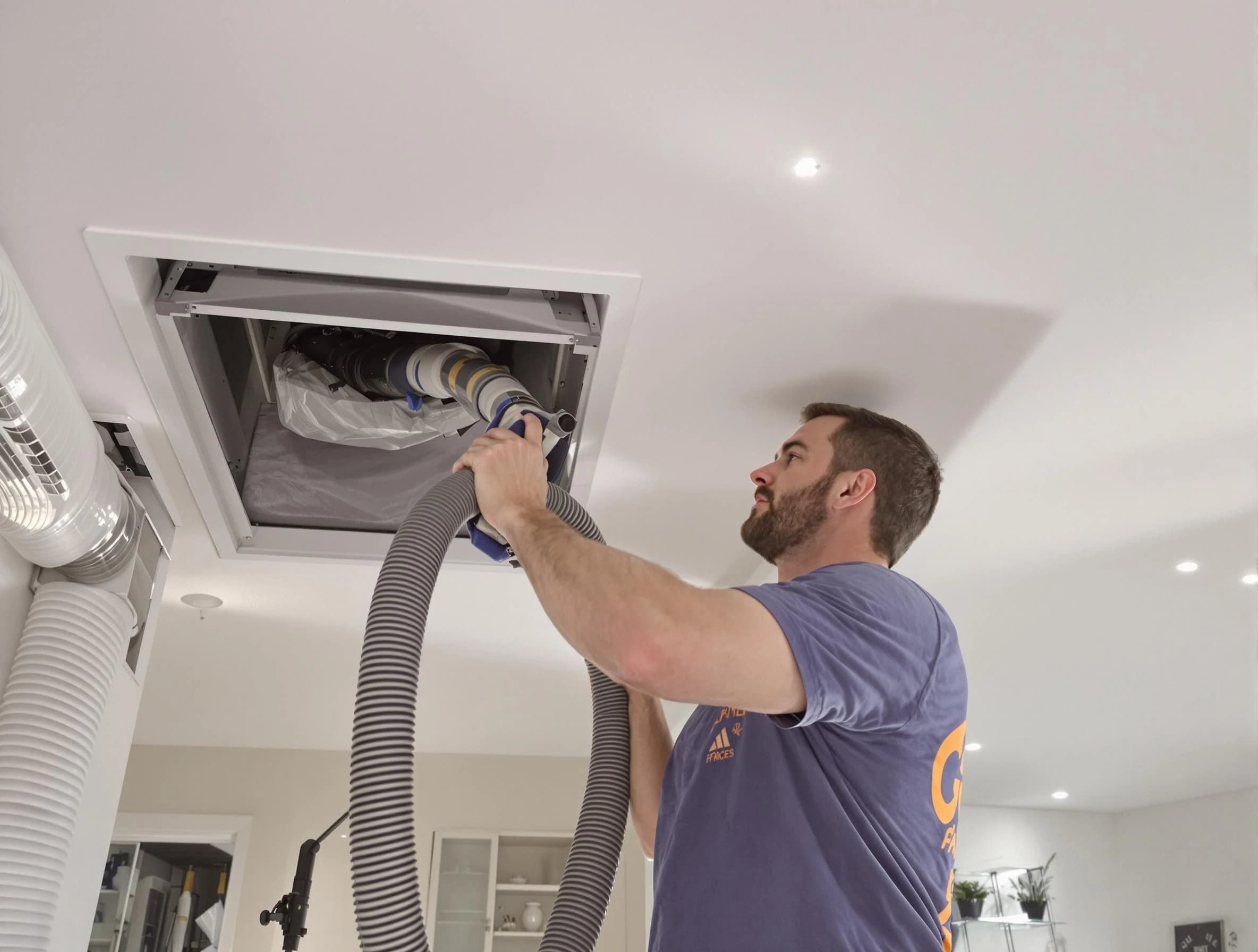 Precision indoor duct cleaning by Greenbrier Air Duct Cleaning in Greenbrier