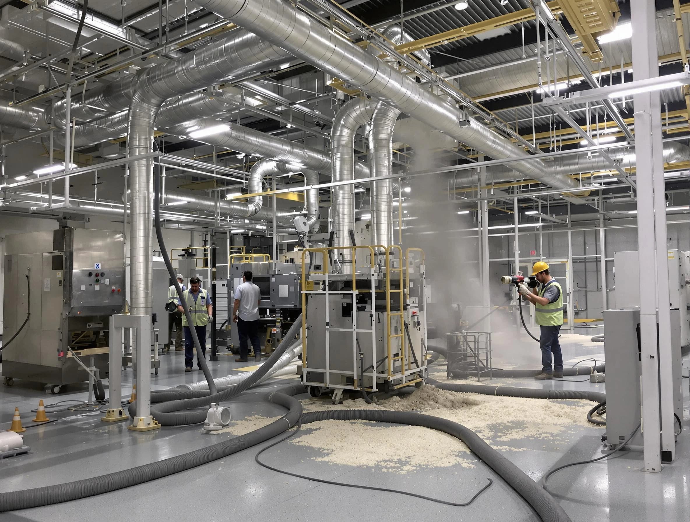 Heavy-duty industrial duct cleaning by Greenbrier Air Duct Cleaning in Greenbrier