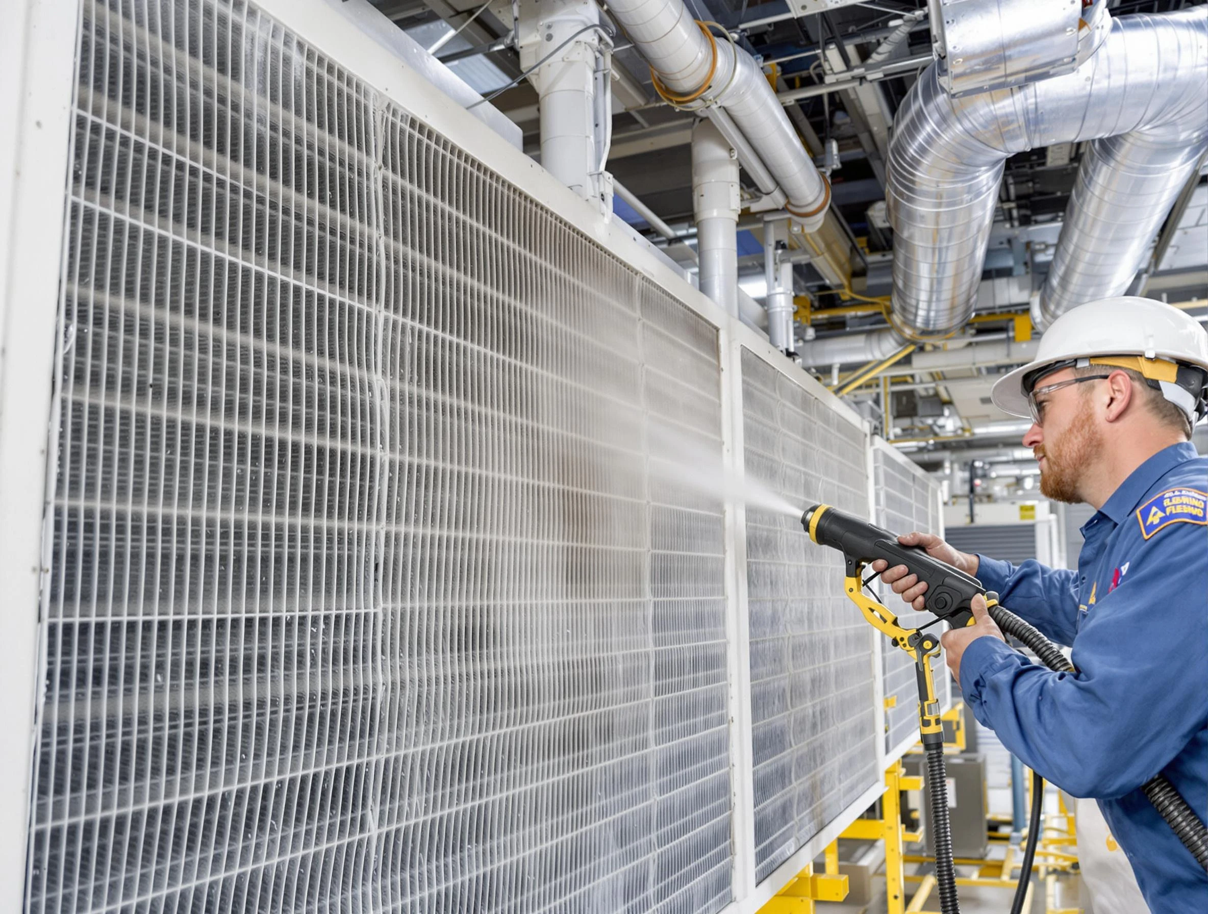 Professional commercial coil cleaning by Greenbrier Air Duct Cleaning in Greenbrier