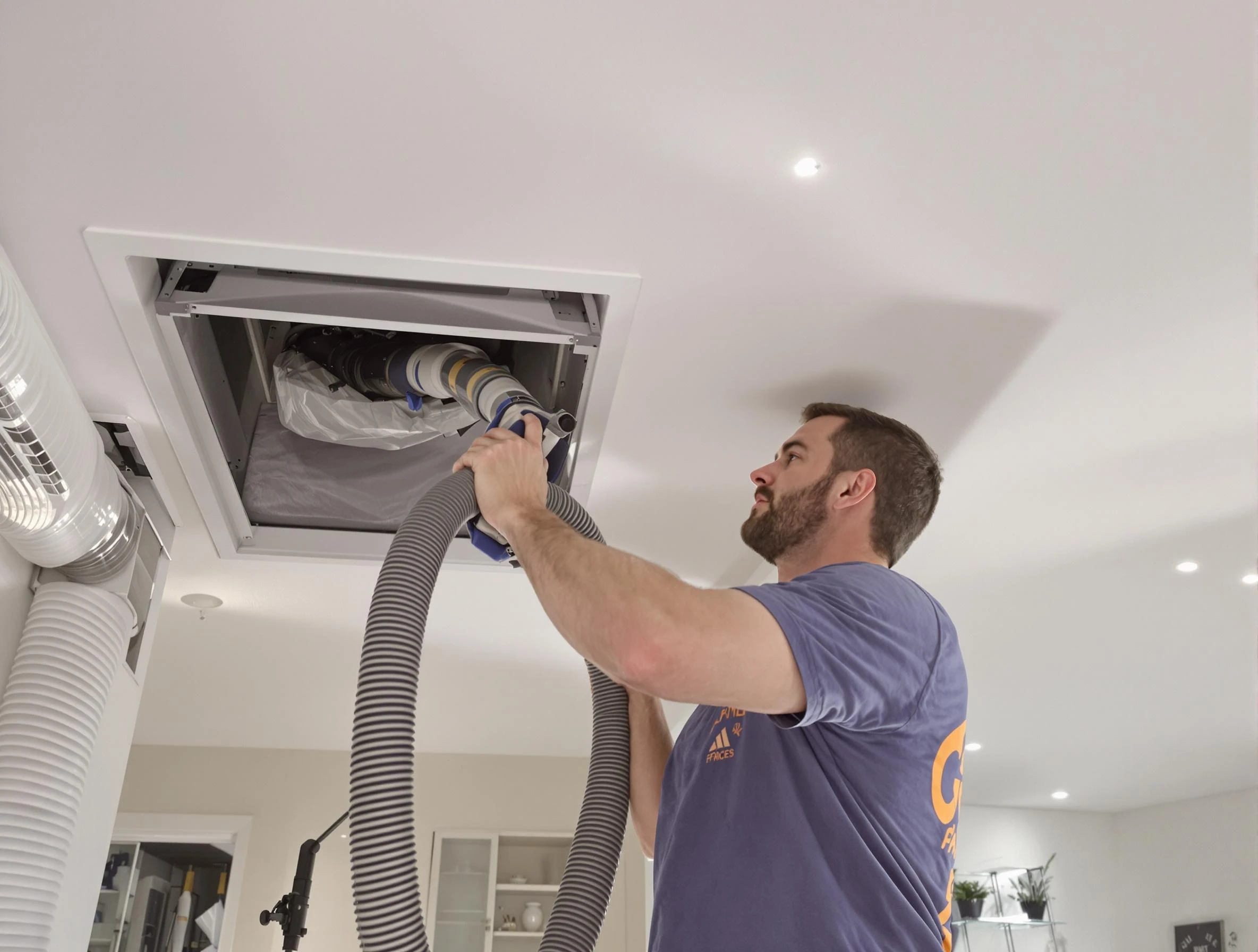 Precision indoor duct cleaning by Greenbrier Air Duct Cleaning in Greenbrier