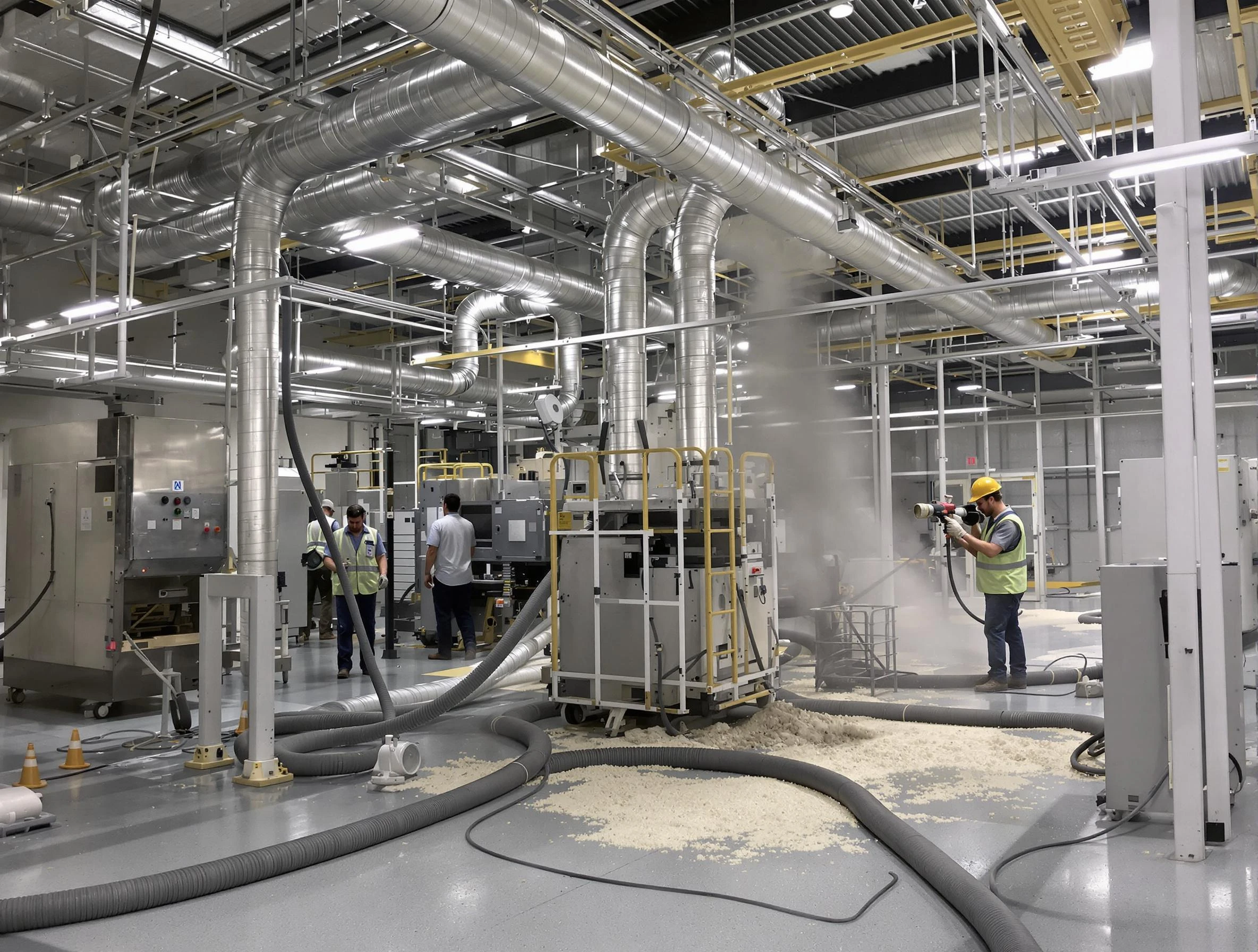 Heavy-duty industrial duct cleaning by Greenbrier Air Duct Cleaning in Greenbrier